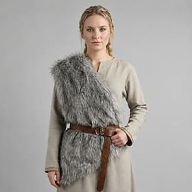 Rétro Vintage Médiéval Renaissance Veste Ceinture Taille Viking Ranger Déguisement Femmes Viking Halloween Carnaval Foire de la Renaissance LARP Adulte Gilet C