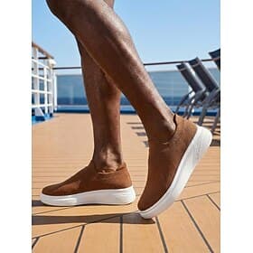Men's Minimalist Casual Daily Island  Cruise Knit Slip Resistant Slip-on Black / White GrayWhite Brown Summer Spring All Seasons