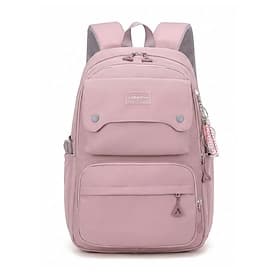 Student School Backpack, Large Capacity Multi-Compartment Bookbag, Waterproof Polyester Laptop Bag, Travel Daypack, Multi Colors, Perfect for High School, Coll