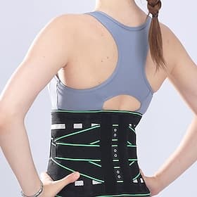 Ceinture lombaire professionnelle pour soulager les douleurs du bas du dos, orthèse dorsale respirante avec sangles réglables, soutien lombaire renforcé pour h