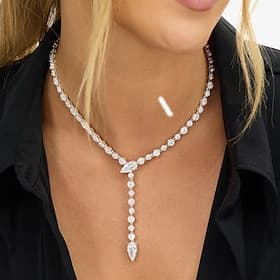 Collier Zircon Zircon Femmes Élégant Frange à pompons Colliers Tendance Pour Soirée