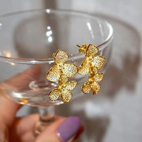 Boucles d'oreilles Classique Forme de Feuille Des boucles d'oreilles Bijoux Argent / Doré Pour Quotidien