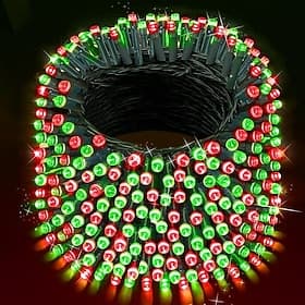 LED String Lights Outdoor, Fairy Lights Waterproof, String Lights Indoor, Plug in Waterproof Fairy Lights for Holiday Wedding Party Bedroom Decorations