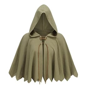 Rétro Vintage Médiéval Renaissance Cap Elfe Fée À lacets Déguisement Femmes Halloween Carnaval Halloween Adulte Sweat à capuche