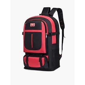 Large Capacity Hiking Backpack for Outdoor Adventures - Durable  Water-resistant Travel Rucksack for Men and Women - Orange and Black Sport Bag