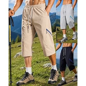 Homme Pantalons de Combat Pantalons Cargo Pantalons Convertibles à Fermeture Éclair Pantalons de randonnée Été Printemps Automne Extérieur Coupe régulière Coup thumbnail 3