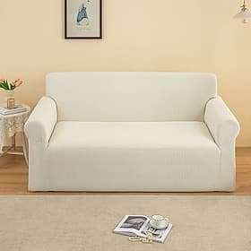 1 housse de canapé jacquard à rayures confortables, housse de canapé luxueuse et tendance, protection décorative pour canapé, antidérapante, anti-poussière, ré
