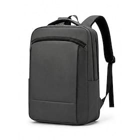 Student Laptop Backpack for Men, Waterproof Polyester School Bag, Large Capacity Multi-Compartment Bookbag Fits 15.6 Inch Laptop, Travel Carry On Backpack for