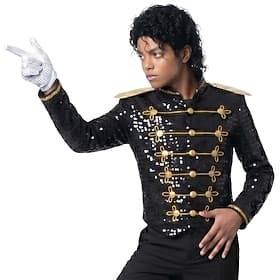 Star de la pop des années 80 Chanteur Tenues Costume élégant Icônes de la musique et de la scène Cosplay for Garçons Enfant Halloween Carnaval Semaine du livre thumbnail 2