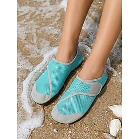 Women's Quick Dry Water Shoes with Protective Anti-Collision Toe Guard – Breathable Aqua Shoes Featuring Elastic Speed Lacing, Fast Drainage and Non-Slip Sole thumbnail 2