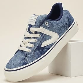 Homme Classique Occasionnel Quotidien Denim Confortable Respirant À lacets Noir Bleu Été Printemps Toutes saisons
