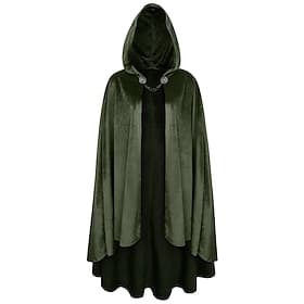 Rétro Vintage Médiéval Renaissance Cap Sorcière Vampire Elfe Sorcier Déguisement Homme Fantaisie Halloween Carnaval Mascarade Foire de la Renaissance LARP Adul