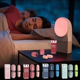 ultra-doux Bouchons d'oreilles insonorisés à rebond lent pour dormir, souples et antibruit, pour étudiants, protection antibruit spéciale pour un sommeil paisi