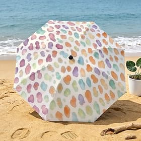 Parapluie de voyage, parapluie pliant portable avec ouverture et fermeture automatiques, parapluie compact coupe-vent, parapluie portable imperméable avec prot thumbnail 3