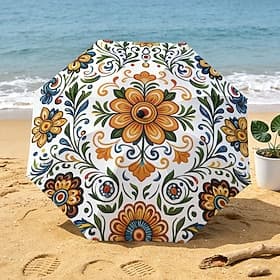 Parapluie de voyage à motifs imprimés, parapluie pliant portable à ouverture et fermeture automatiques, parapluie léger et coupe-vent, parapluie portable imper