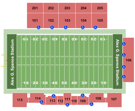 Cal Poly Mustangs vs. Weber State Wildcats