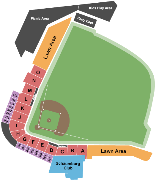 Schaumburg Boomers vs. Evansville Otters