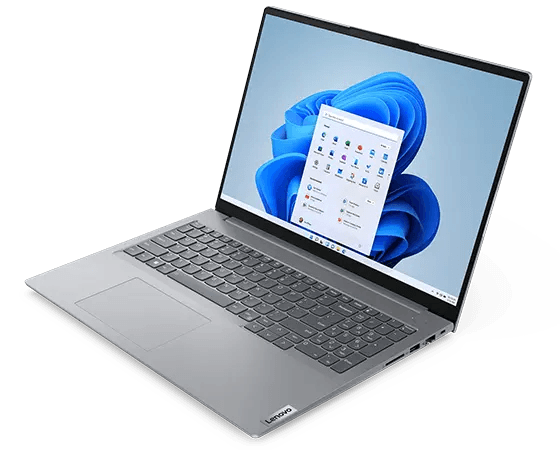 Lenovo ThinkBook 16" AMD Ryzen™ 7 7730U, Arctic Grey - Laptop - AMD Ryzen™ 7 7730U - 512 GB SSD - 16 GB RAM - 16 in - Windows 11 Home | 21KKXA10IN