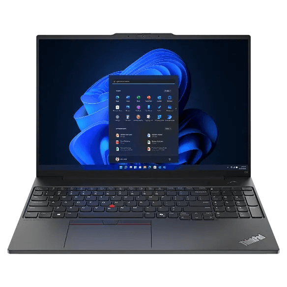 Lenovo ThinkPad E16 40.64cms - AMD Ryzen 5, Graphite Black - Business Laptop - AMD Ryzen™ 5 7535U - 512 GB SSD - 16 GB RAM | 21M5XA0900