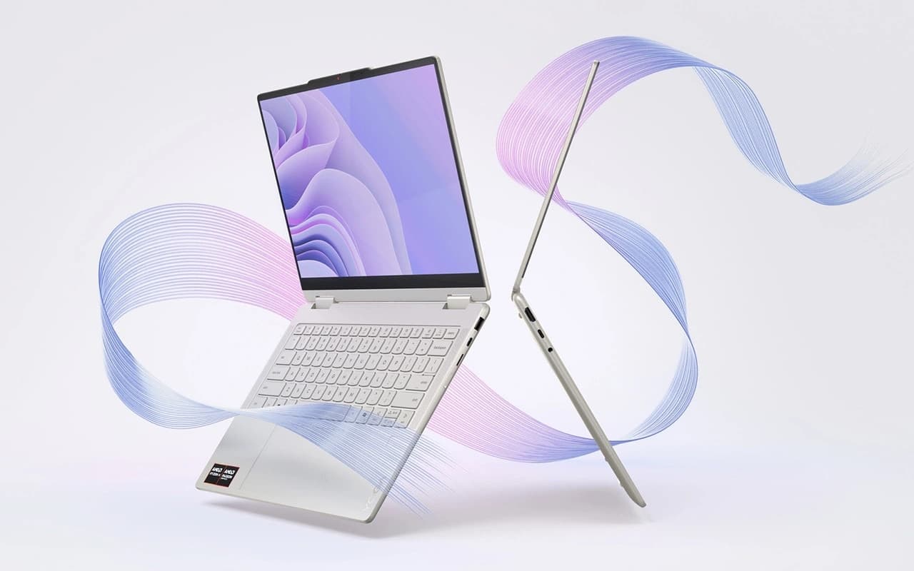 Lenovo Yoga 7 2 Copilot+ PC, Seashell - Laptop - AMD Ryzen™ AI 7 350 - 512 GB SSD - 16 GB RAM - Windows 11 Home | 83JR00C3IN