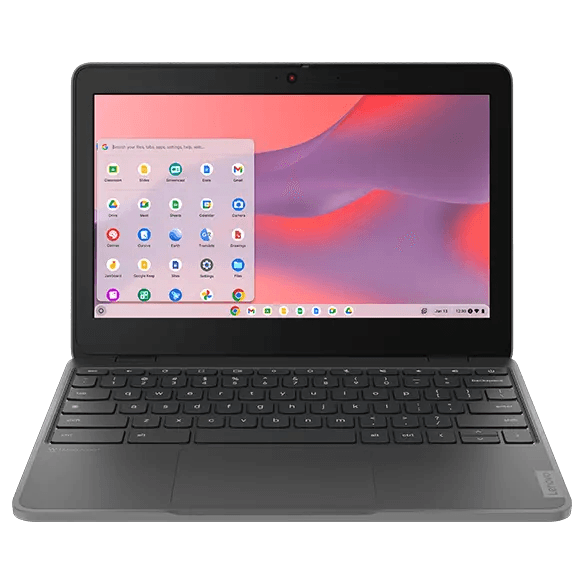 Lenovo 100e - MT8186, 8 GB RAM, 64 SSD, Graphite Gray - Laptop - MediaTek Kompanio 520 - 64 GB - 8 GB RAM - Chrome OS | 82W1X002R1