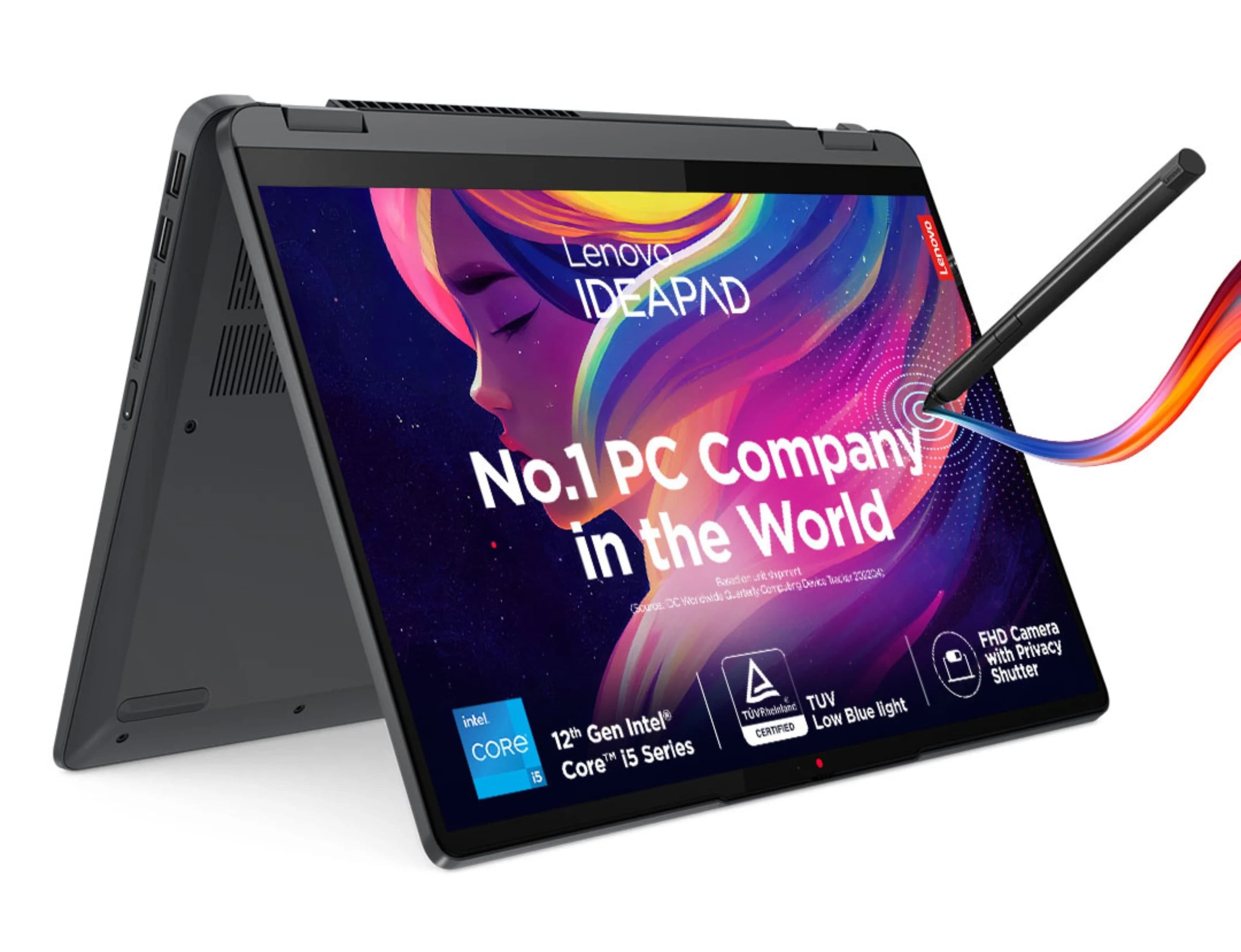 Lenovo IdeaPad Flex 5 14" - Intel i5, 16 GB RAM, 512 SSD, Storm Grey - Laptop - Intel® Core™ i5 - 512 GB SSD - 16 GB RAM - 14 in | 82R7XA22IN