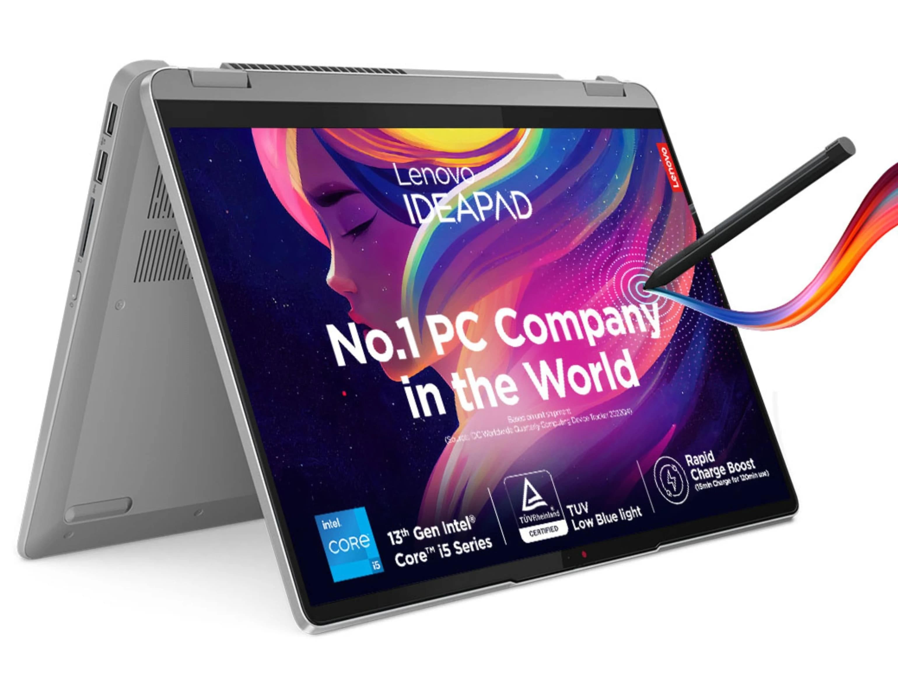 Lenovo IdeaPad Flex 5, Arctic Grey - Laptop - Intel® Core™ i5 - 512 GB SSD - 16 GB RAM - Windows 11 Home | 82Y0XA03IN