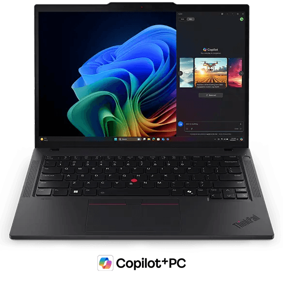 Lenovo ThinkPad T14 Gen 6 Copilot+ PC, Black - Business Laptop - AMD Ryzen™ AI 5 PRO 340 - 512 GB SSD - 16 GB RAM - 35.56cms  | 21QKCTO1WWIN2