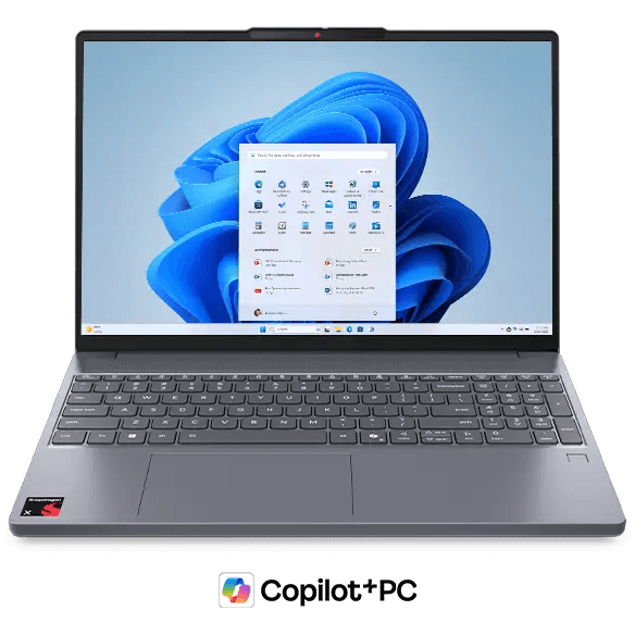 Lenovo IdeaPad Slim 3 Gen 10, 38.86cms Copilot+ PC, Luna Grey - Laptop - Snapdragon® X X1 - 512 GB SSD - 16 GB RAM - Windows 11 Home | 83N3002QIN