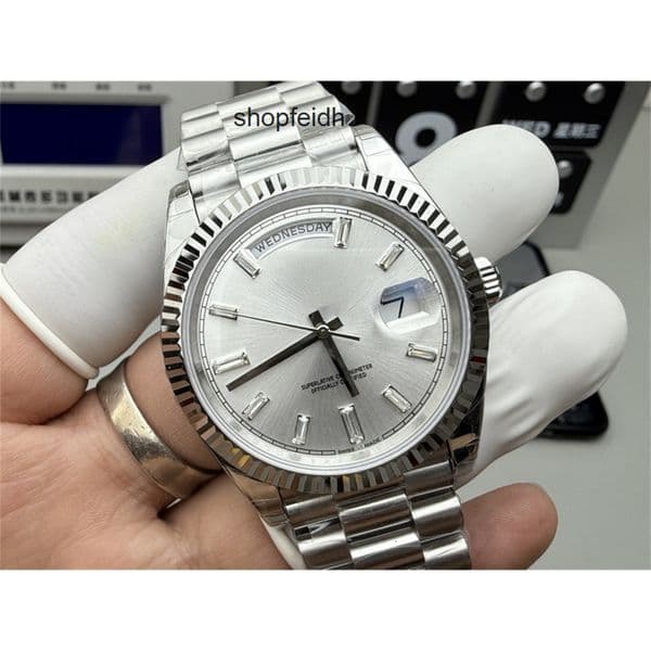 Top quality day date watch mens watch 3255 mechanical movement super clone watch watches men designer sapphire glass 904L steel 40mm with box 3W7D