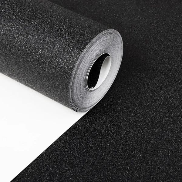 Modern waterproof Wall Papers Home Decor Solid Color Black washable Wallpaper Roll Bedroom Living Room Office Walls Decorative ZZ