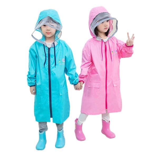 80-140Cm Waterproof Raincoat For Children Kids Baby Rain Coat Poncho Boys Girls Primary School Students Rain Poncho Jacket MUmjG