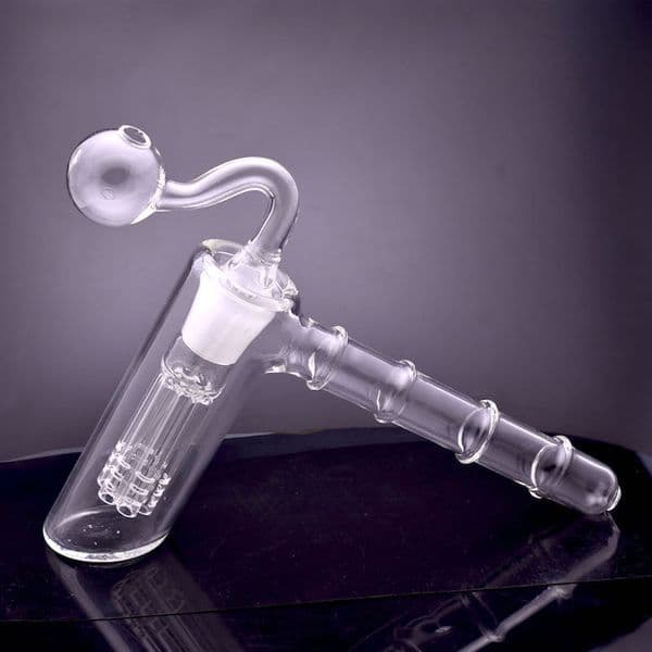 Thick quality glass hammer 6 Arm perc glass percolator bubbler water pipe matrix smoking pipes tobacco pipe glass oil bongs