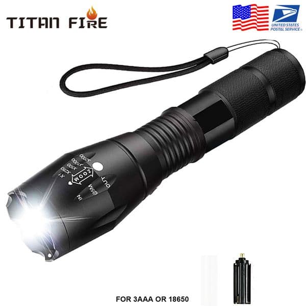 Outdoor Led flashlight 2000LM Ultra Bright linterna Waterproof Torch T6 Camping lights 5 Modes Zoomable Light