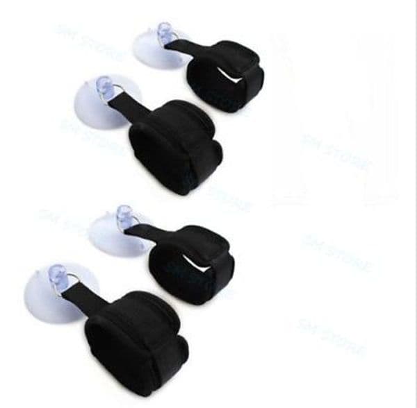 Bondage Shower Floor Door Sucker Pads Cup Handcuff Wrist Ankle Cuffs Restriant Toy Cuff AU653