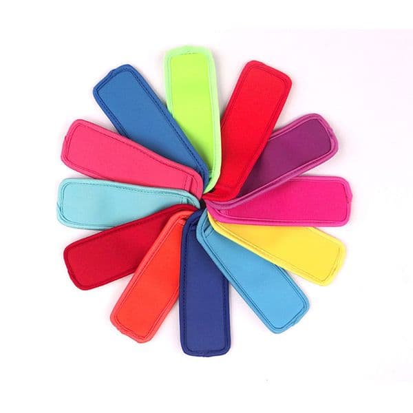 Antifreezing Popsicle Bags Freezer Popsicle Holders Reusable Neoprene Insulation Ice Pop Sleeves Bag for Kids Summer Kitchen Tools