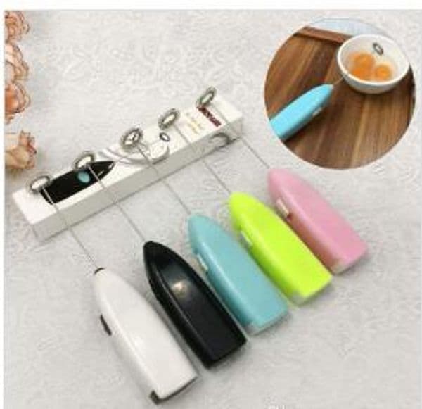 Home Kitchen Professional Whisk Frother Handheld Electric Mixer 5 Colors Mini Coffee Milk Egg Beater Mixer Shaker Egg Beater WY096
