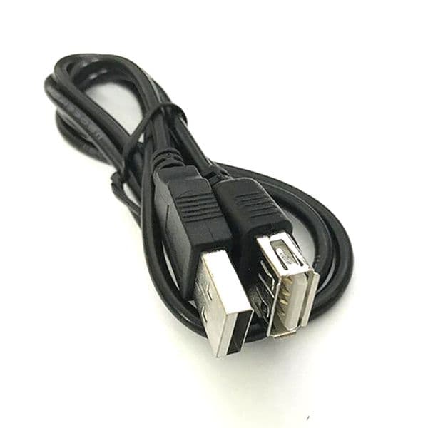 Male to Female USB Extension Charging Cable 80cm OD3.5 Pure Copper Cores PC Connector Data Cable