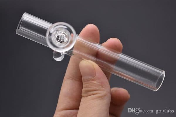 MINI 10CM Steamrollers glass hand glass smoking pipes Steamrollers hand pipes Lab smoking tobacco pipes with bowl