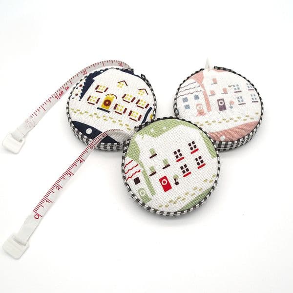 150cm/60inch Tape Measure Portable Retractable Ruler Fabric Covered Measuring Tape Sewing Tools Creative Gifts WB296
