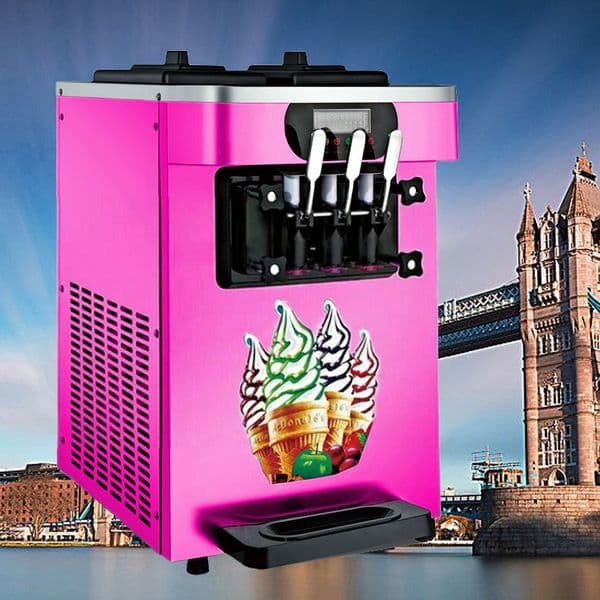 2020 new high-quality commercial desktop Italian soft ice cream machine stainless steel ice cream machine for sale at a low price