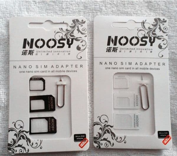NOOSY Nano & Micro & Standard Sim Card Convertion Converter Nano Sim Adapter Micro sim Card For Iphone 6 Plus All Mobile Devices S10