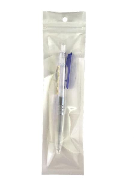 5.5*20.5cm White/Clear Self Seal pearl Zipper Plastic Retail Packaging Bag, for stylus pen Zip L Bag Retail Package Hang Hole