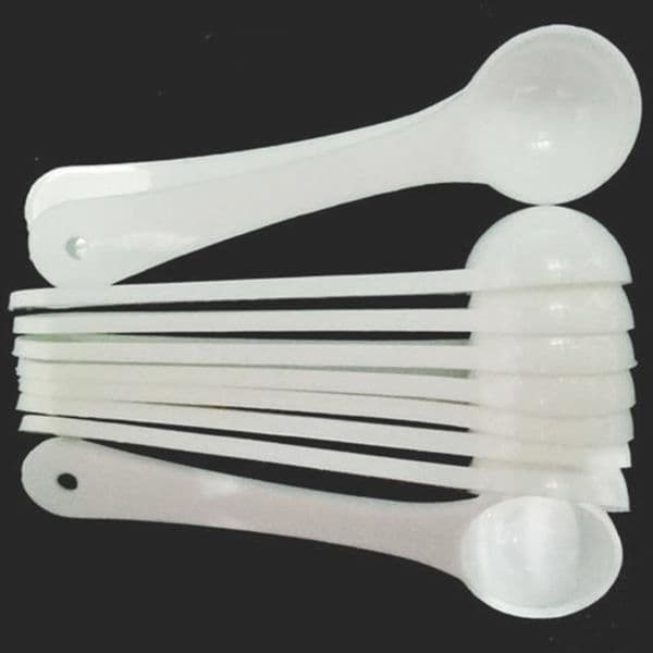 1G Professional Plastic 1 Gram Scoops Spoons For Food Milk Washing Powder Medcine White Measuring Spoons fast shipping