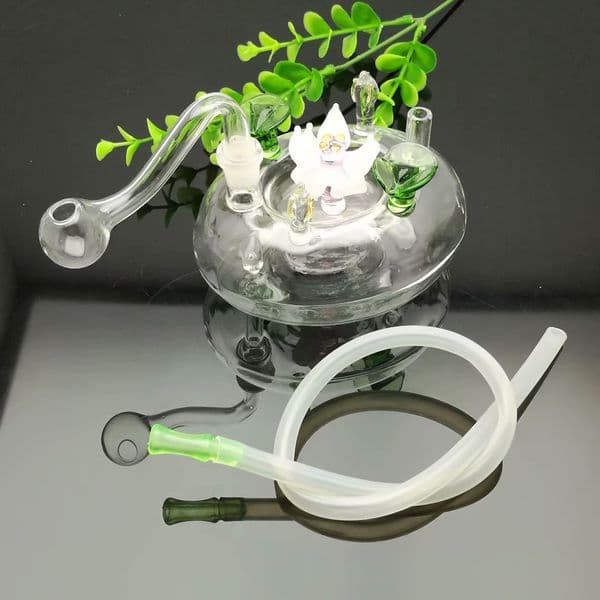 Europe and Americaglass pipe bubbler smoking pipe Glass flower pot