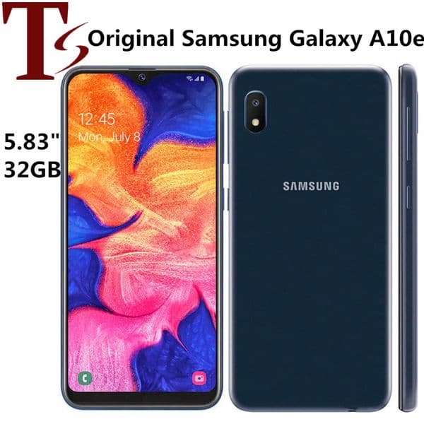 Refurbished Samsung Galaxy A10e 5.83 Inch Octa Core Android 9.0 2GB RAM 32GB ROM 1920X1080 Unlocked Phones 10PCS