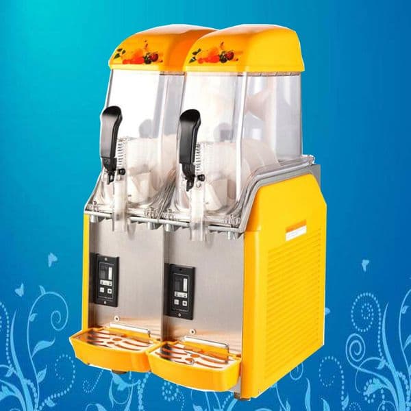 Commercial Double cylinder Snow melting machine Slushy Making Machine Smoothie Maker Electric Snow melting machine Price