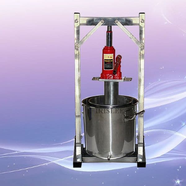 22L Household Stainless Steel Grape Wine pressing making Machine Fruit Press Filter Equipment Crushing Oil Press machine