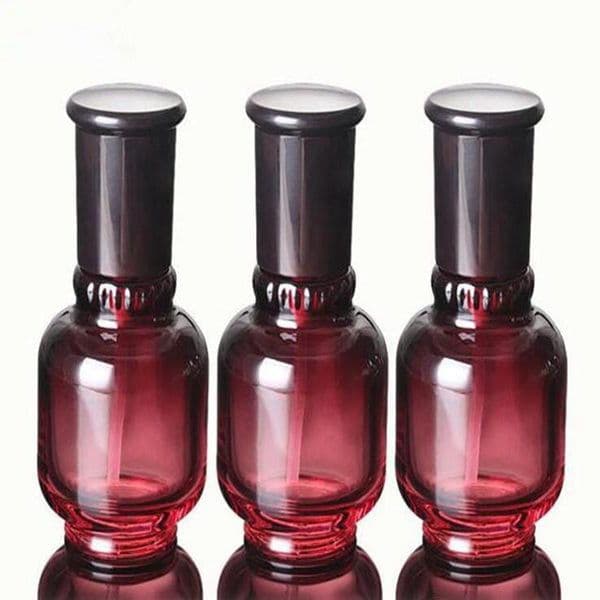 50ml red wine glass lotion bottle /cream jars /plug bottle lid cosmetic packaging container fast shipping