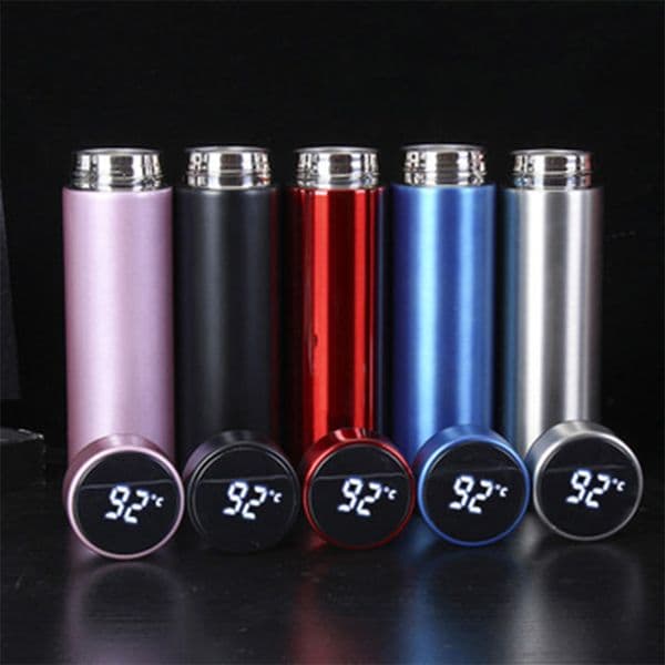 New Fashion Smart Mug Temperature Display Vacuum Stainless Steel Water Bottle Kettle Thermo Cup With LCD Touch Screen Gift Cup